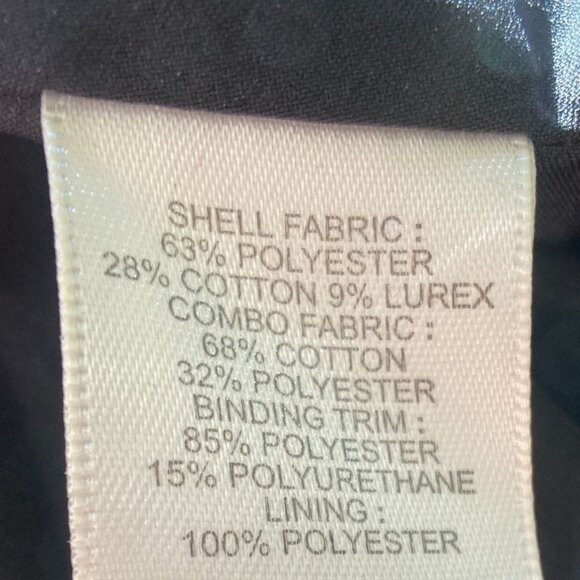 Rebecca Taylor Sleeveless Flared Hem Tweed Dress - Black/Grey, Size 4 - Picture 10 of 16